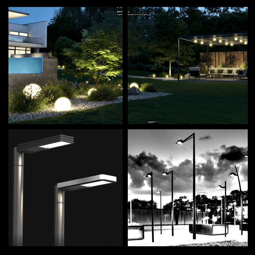 street & garden