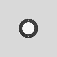 recessed wall luminaires with compact dimensions