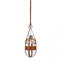 tied-up romance pendant type b - brown
